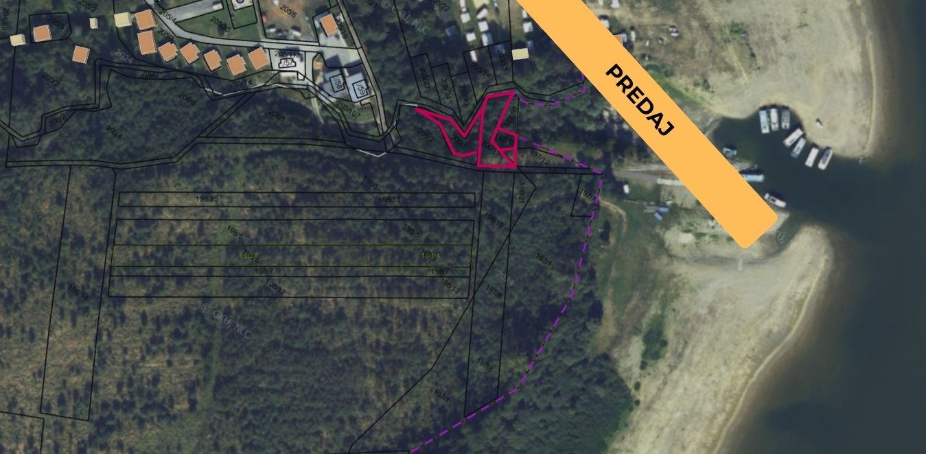 pozemok ustie nad priehradou 